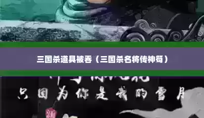 三国杀道具被吞（三国杀名将传神笱）