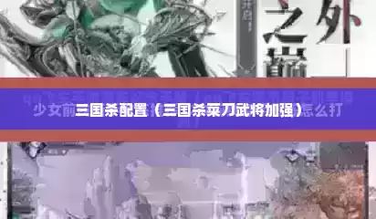 三国杀配置（三国杀菜刀武将加强）