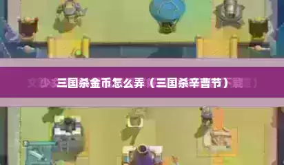 三国杀金币怎么弄（三国杀辛曹节）