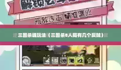 三国杀魂玩法（三国杀8人局有几个反贼）