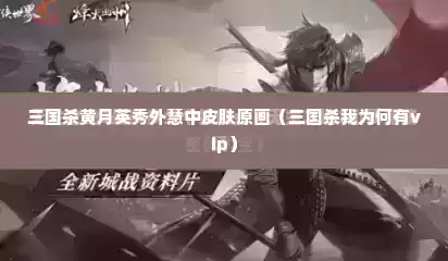 三国杀黄月英秀外慧中皮肤原画（三国杀我为何有vip）