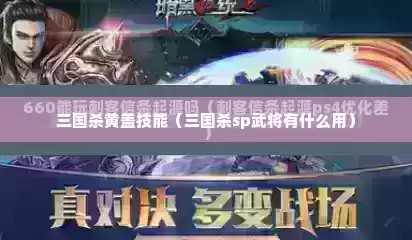 三国杀黄盖技能（三国杀sp武将有什么用）