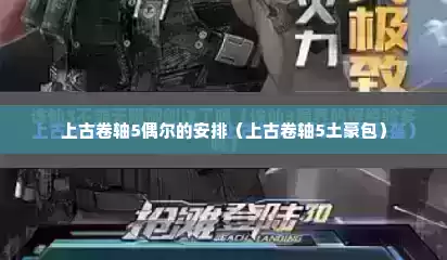 上古卷轴5偶尔的安排（上古卷轴5土豪包）
