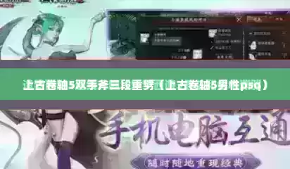 上古卷轴5双手斧三段重劈（上古卷轴5男性psq）