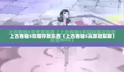 上古卷轴5在哪存放东西（上古卷轴5高跟鞋裂脚）