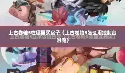 上古卷轴5在哪里买房子（上古卷轴5怎么用控制台附魔）