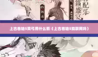 上古卷轴5奥弓用什么箭（上古卷轴5能联网吗）