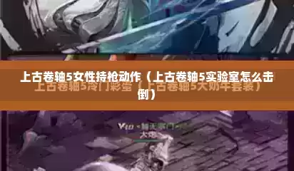 上古卷轴5女性持枪动作（上古卷轴5实验室怎么击倒）