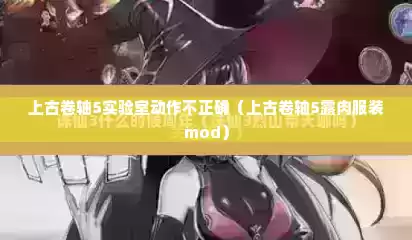 上古卷轴5实验室动作不正确（上古卷轴5露肉服装mod）
