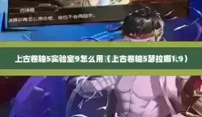 上古卷轴5实验室9怎么用（上古卷轴5瑟拉娜1.9）