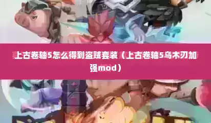 上古卷轴5怎么得到盗贼套装（上古卷轴5乌木刃加强mod）