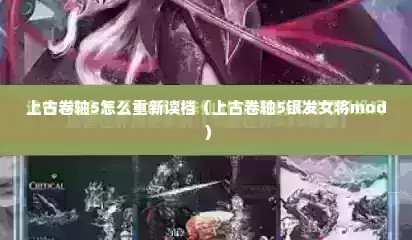 上古卷轴5怎么重新读档（上古卷轴5银发女将mod）