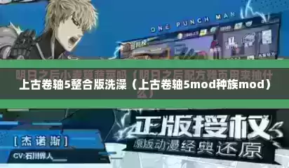 上古卷轴5整合版洗澡（上古卷轴5mod种族mod）