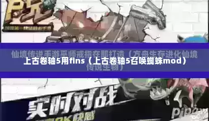 上古卷轴5用fins（上古卷轴5召唤蜘蛛mod）