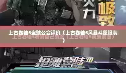 上古卷轴5盗贼公会评价（上古卷轴5风暴斗篷服装）