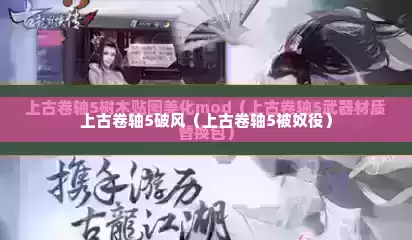 上古卷轴5破风（上古卷轴5被奴役）