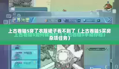 上古卷轴5穿了衣服裙子看不到了（上古卷轴5买房杂项任务）