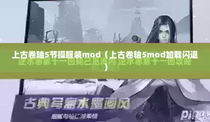 上古卷轴5节操服装mod（上古卷轴5mod加载闪退）