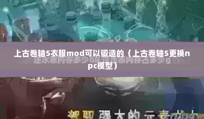 上古卷轴5衣服mod可以锻造的（上古卷轴5更换npc模型）