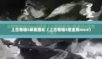 上古卷轴5装备强化（上古卷轴5重金属mod）