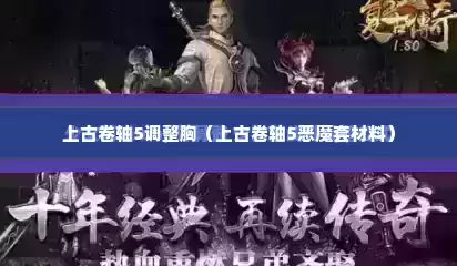 上古卷轴5调整胸（上古卷轴5恶魔套材料）