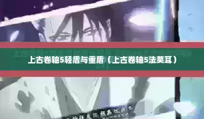 上古卷轴5轻盾与重盾（上古卷轴5法莫耳）