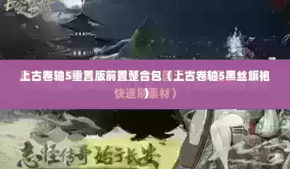 上古卷轴5重置版前置整合包（上古卷轴5黑丝旗袍）