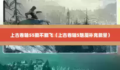 上古卷轴55能不能飞（上古卷轴5魅魔补充能量）
