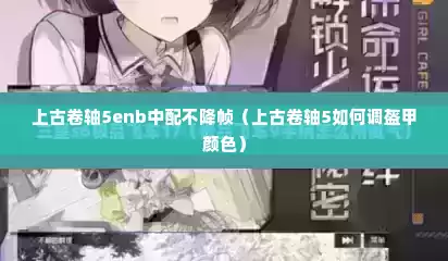 上古卷轴5enb中配不降帧（上古卷轴5如何调盔甲颜色）