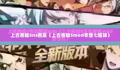 上古卷轴5ns画质（上古卷轴5mod冬堡七姐妹）
